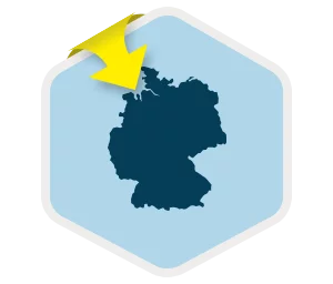 Icon representing sales outsourcing in Germany